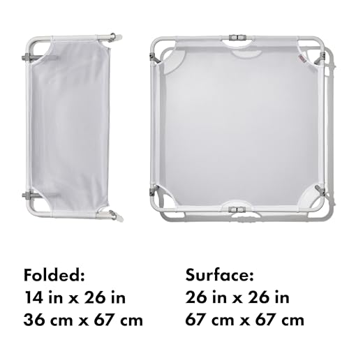 OXO Good Grips Folding Sweater Dryer, White, 26" sq. x 4-1/2" h - Image 4