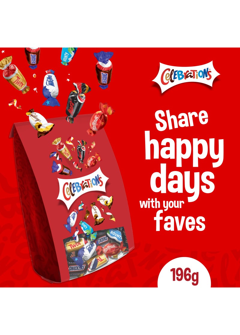Mars Celebrations Chocolate, Your Favorite Chocolate Candy Mix 196g - Image 2
