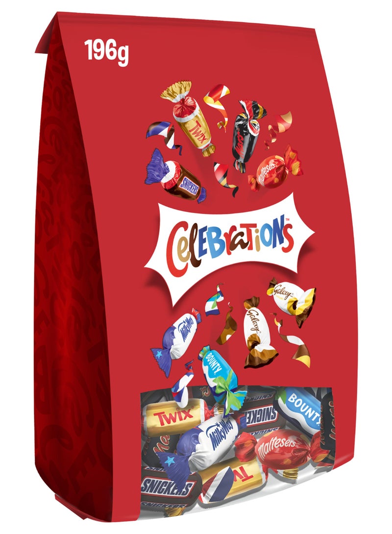 Mars Celebrations Chocolate, Your Favorite Chocolate Candy Mix 196g - Image 1