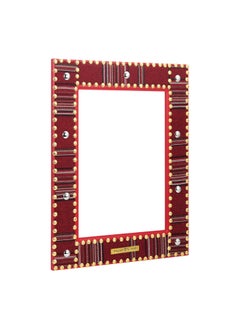 AL SANIDI Heritage Mirror Frame, Red  - Image 1