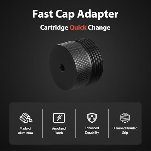 OPOSAD Compact Fast Cap Adapter - Cartridge Quick Change Cap - Cylinder Quick Replace Accessories Compatible with BYRNA CL (1 Piece) - Image 2