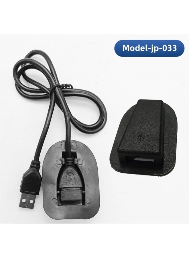 Backpack Usb Charging Cable Bag Android Data Cable Luggage External Usb Charging Cable Interface Accessories-Color:Model-jp-033 (ordinary Fast Charging Type)  - Image 1