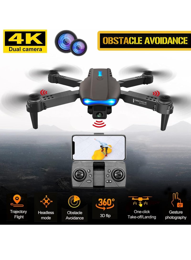 E99 Drone with Dual Camera Drone For Adult Folding Remote Control Aircraft With Wifi Fpv Live Video - Image 2