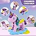 Aprilwolf 60 PCS 3 in 1 Dough Sets for Kids Ages 348 Art Crafts Dough Tools Kit Unicorn Hair Stylist Ice Cream Playset Hamburger Maker Machine Kitchen Creations Food Play Toys Boys Girls - Image 4