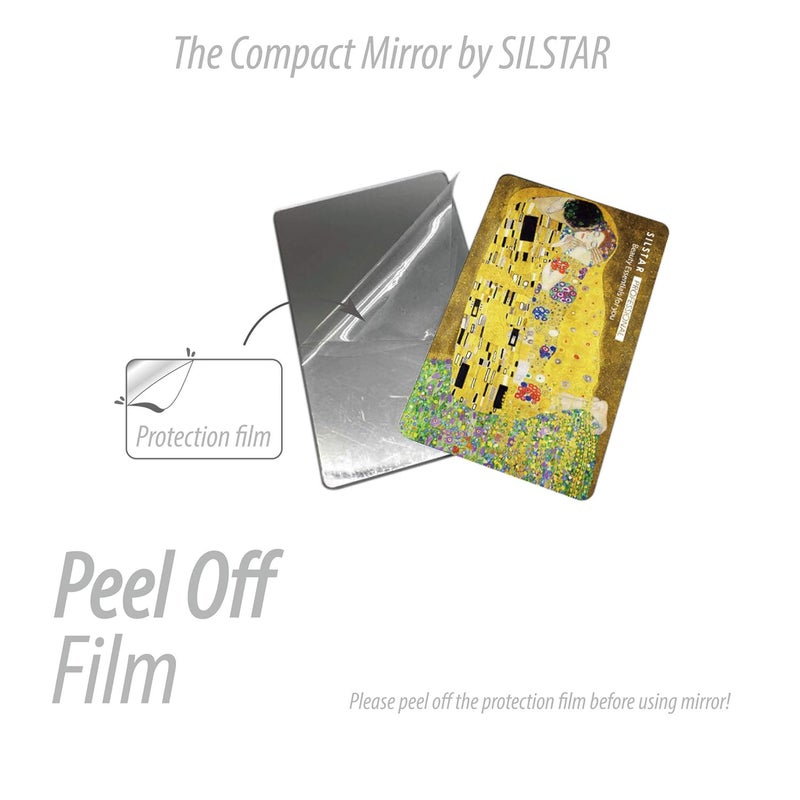 SILSTAR PROFESSIONAL SILSTAR PROFESSIONAL Compact Card Mirror Hindu deities Unbreakable Acrylic Makeup Mirror Vanity Mirror Small for Wallet Case Travel Purse Handheld Compact Pocket MirrorRaja Ravi VarmaLakshmi 146  - Image 4