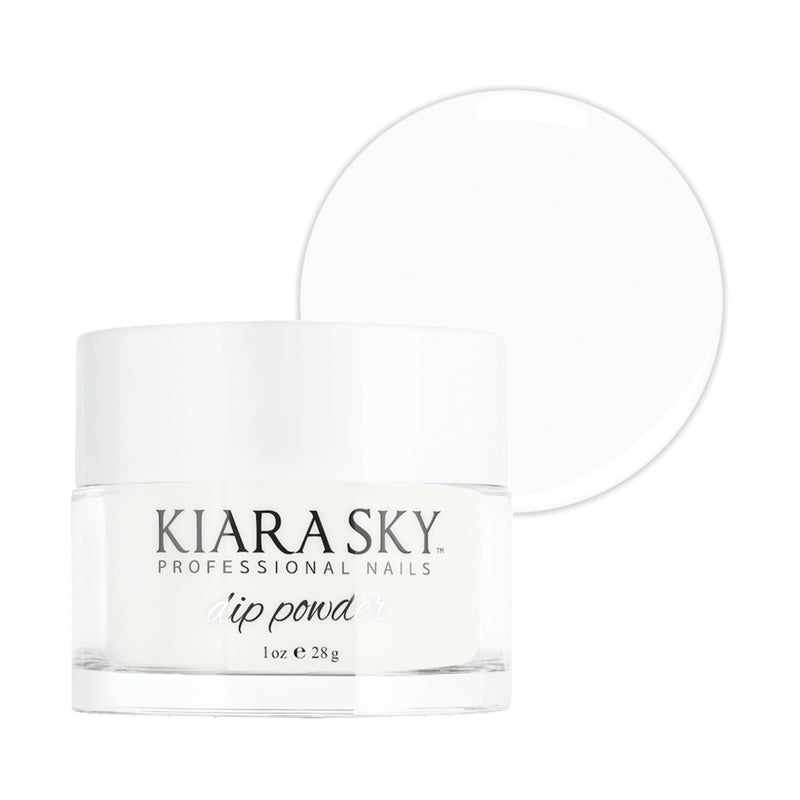 Kiara Sky Dip Powder White Tones 1 oz, Milky White - Image 1