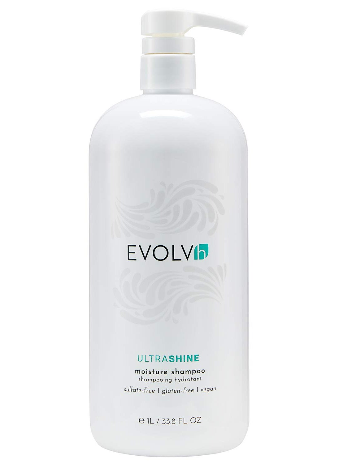 EVOLVh EVOLVh - Natural UltraShine Moisture Shampoo | Vegan, Non-Toxic, Clean Hair Care (33.8 fl oz | 1L) 