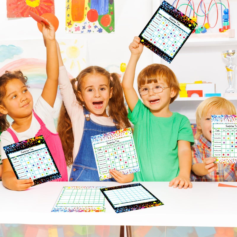 Utron 80 Pack Reward Chart for Kids, Incentive Chart Behavior Chart for Kids at Home, 2 Designs with 2160 Star Sticker, Kids Chore Chart, Sticker Chart for Kids Behavior - Image 5