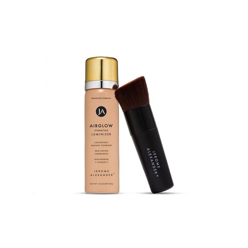 Jerome Alexander MagicMinerals AirGlow Tinted Highlighting Night Mist, Illuminating Airbrush Tinted Moisturizer Spray | 2PC | Natural Pearl - Image 1