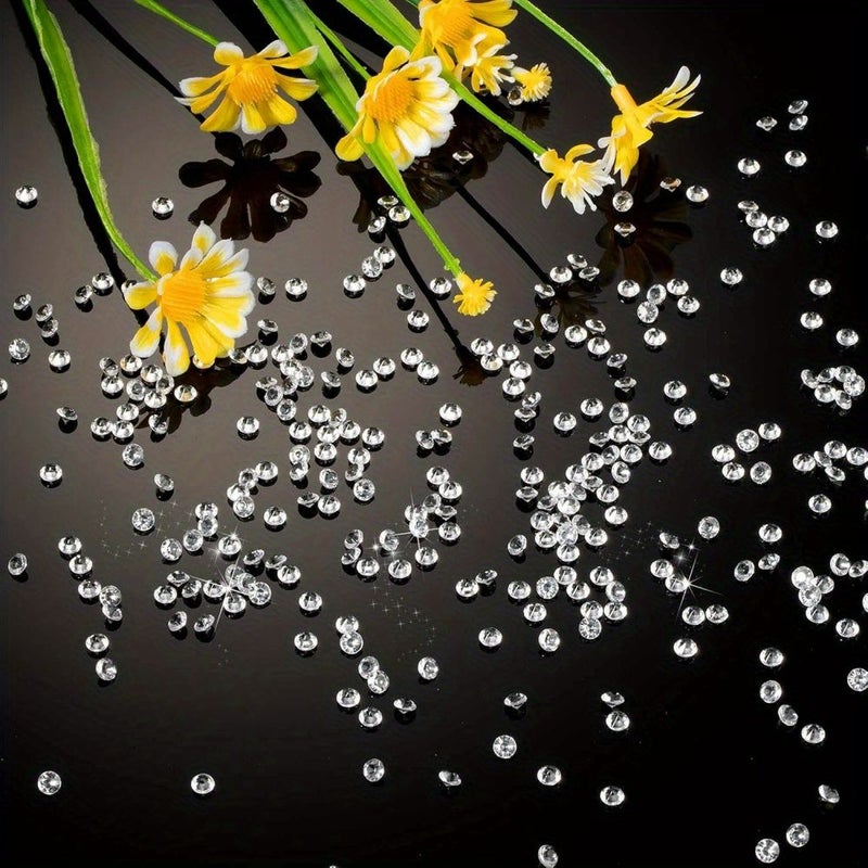 Purple Crystal Vase Filling 6000pcs 3mm Plastic Diamond Beads for Wedding Birthday Home Decor - Image 2