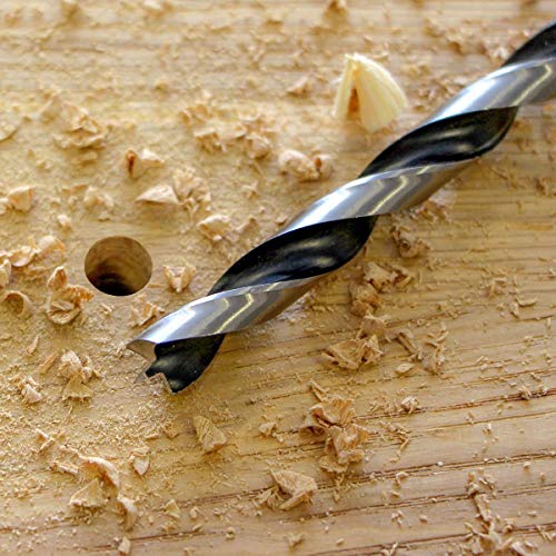 Fisch Brad Point Drill Bit Set, 29-Piece Chrome Vanadium Wood Drill Bits, Sizes from 1/16th to 1/2th Inches, FSF-364757 - Image 3