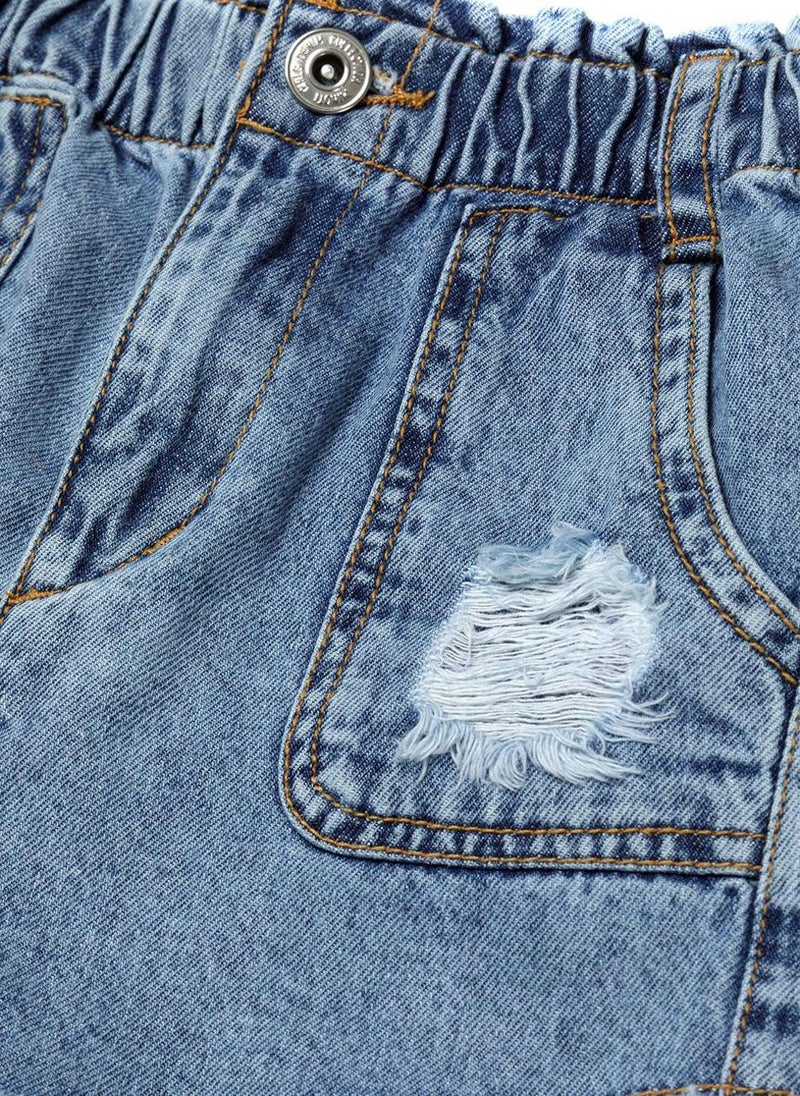 مينوتي شورت جينز للبنات - Image 4