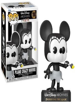 POP Disney Archives: Disney: Minnie Mouse - Plane Crazy Minnie (1928) Funko Vinyl Figure (Bundled with Compatible Box Protector Case), Multicolored, 3.75 inches - pzsku/Z0A9BA5ABD55E146A3372Z/45/_/1686134309/9d8d8ec5-7cff-4eb8-8c65-b0d460b266aa