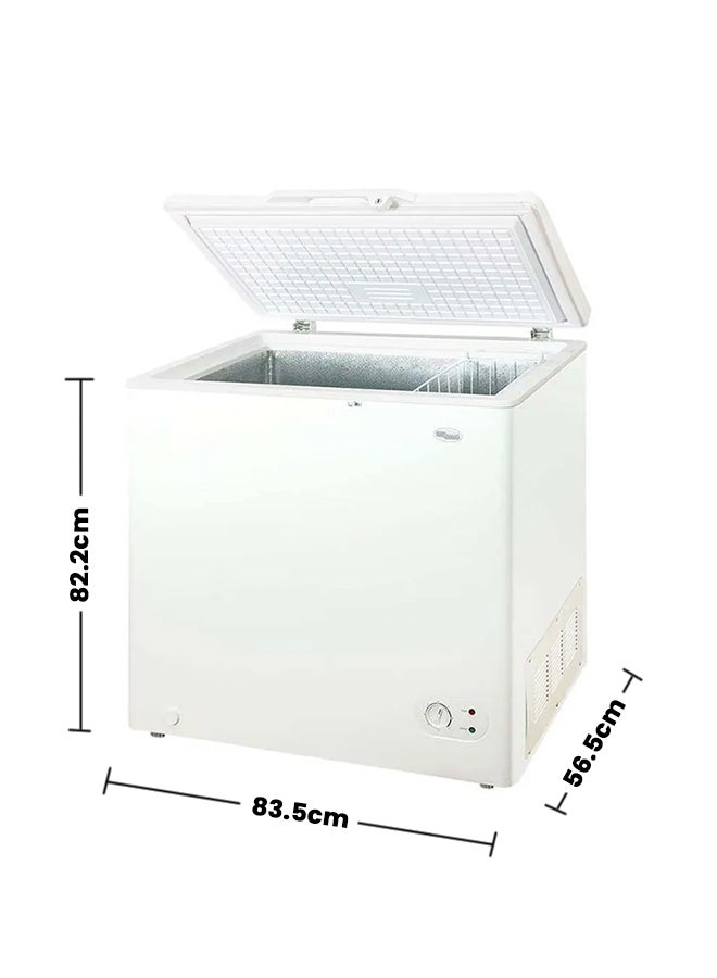 SUPER GENERAL Chest-Freezer 200 Liter Gross Volume, Compact Deep-Freezer With Storage-Basket, Lock And Key, Quick Freeze, 82.2 X 56.5 X 83.5 Cm, 1 Year Warranty 200 L 850 W SGF222 White - Image 2