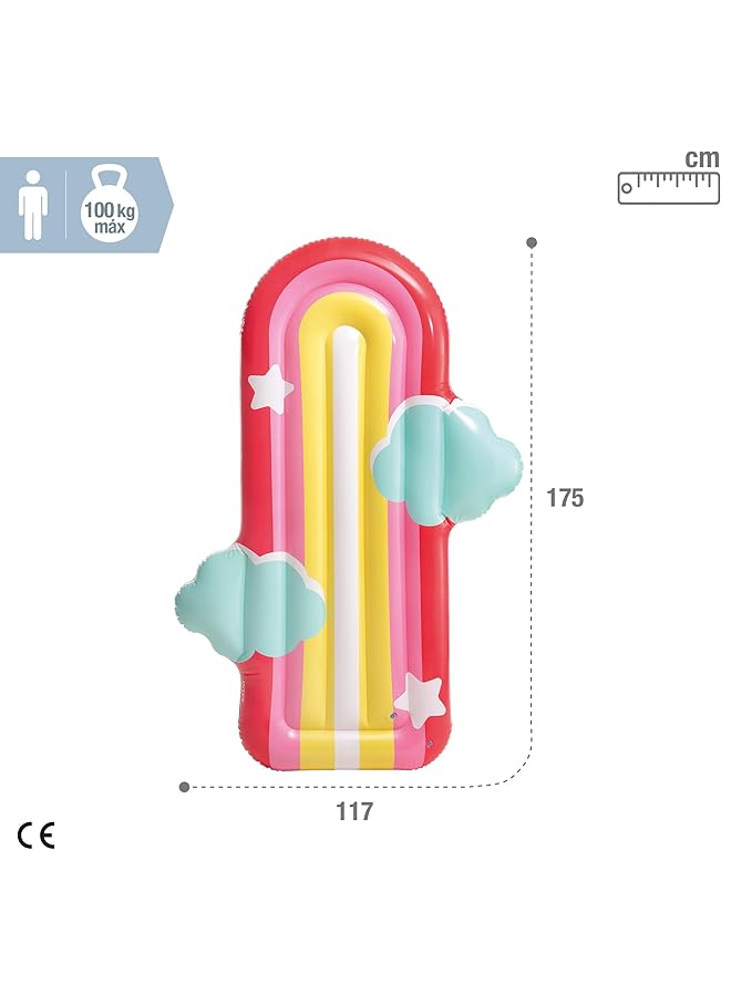 INTEX Rainbow Cloud Float Inflated Size: 1.75M X 1.17Mx X 20Cm (58729Eu) - Image 4