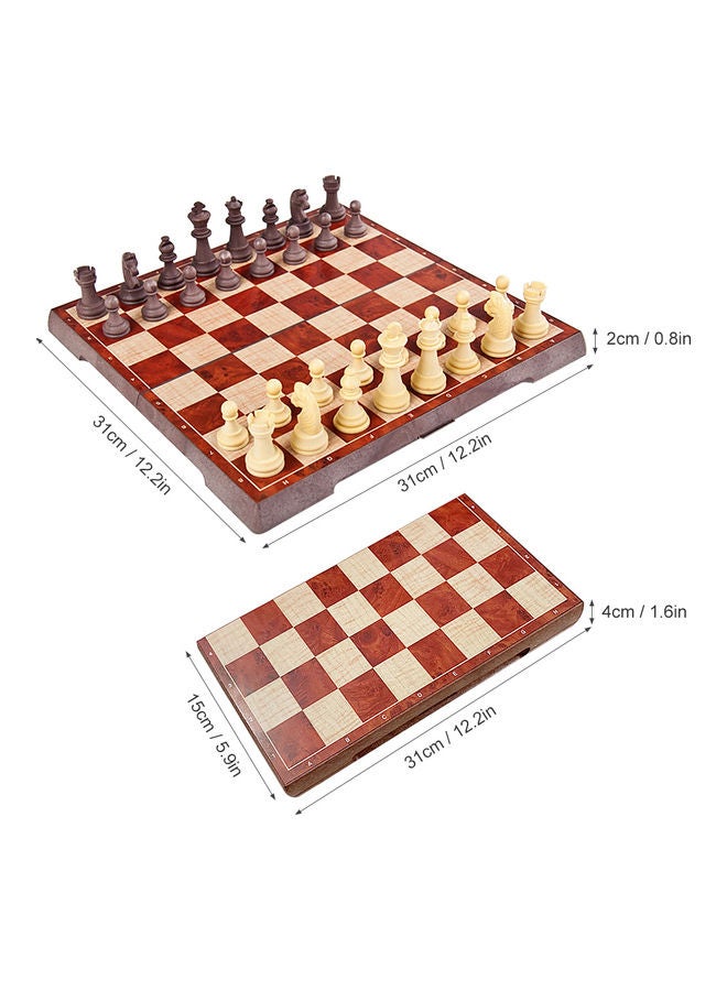 Loquat 2-in-1 Magnetic Chess And Checkers Set - Image 3