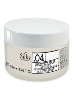 SILKY Silky.04 Organic Restitutive Hair Mask - Moisturizing Hair Mask with Pomegranate Extract – Hair Color Mask Restoring Dry & Treated Hair - 250 ml  - Image 1
