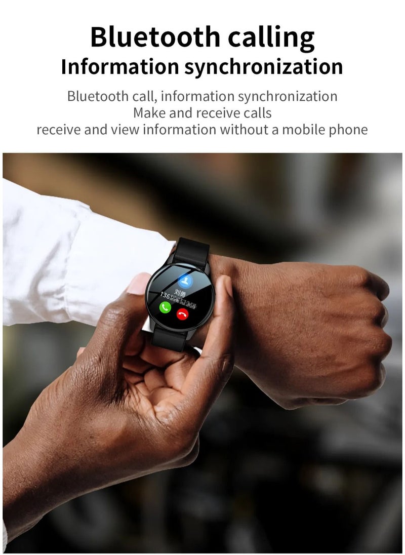 Generic - Active 2 Smart watch T2 Pro Round screen Fitness Tracker Heart Rate Monitoring IP67 waterproof Smartwatch for Men Women - Image 1