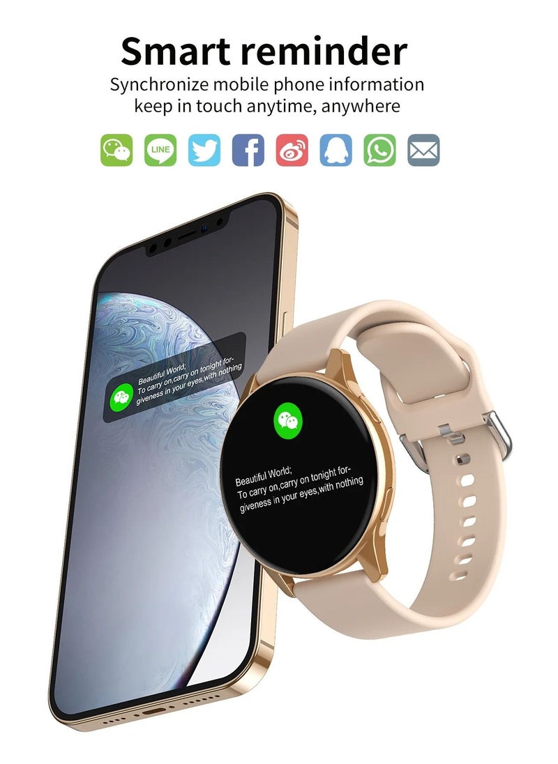 Generic - Active 2 Smart watch T2 Pro Round screen Fitness Tracker Heart Rate Monitoring IP67 waterproof Smartwatch for Men Women - Image 1