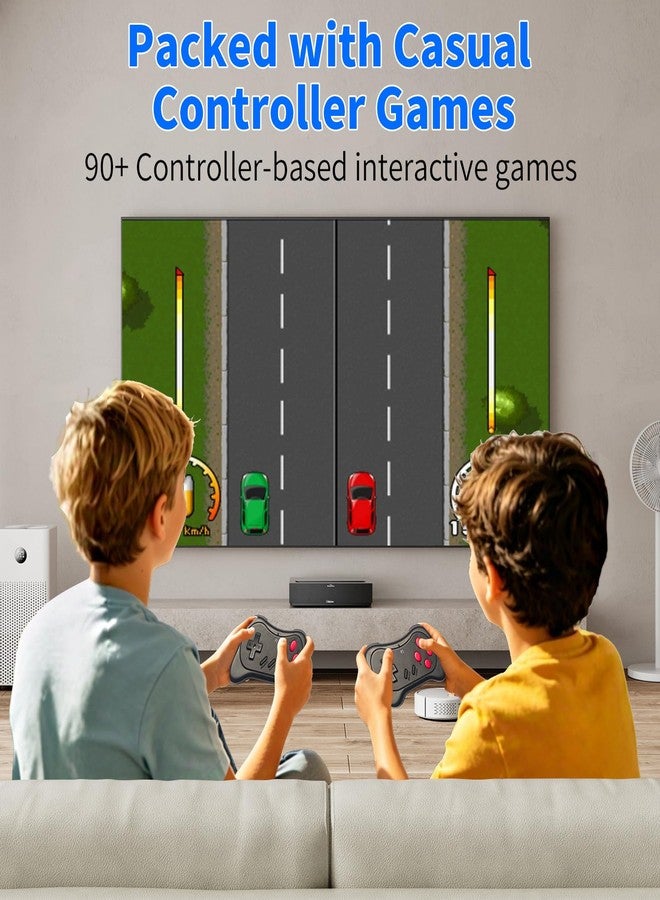 Damcoola AR Motion Sensing TV Game Console, Video Games for 100+ Built-in Games, HDMI Plug and Play, 2 Wireless Controllers, Interactive Gaming for Kids 3 for Children - Image 5