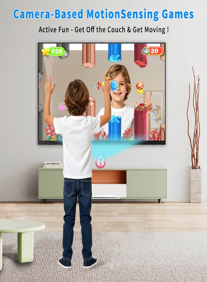 Damcoola AR Motion Sensing TV Game Console, Video Games for 100+ Built-in Games, HDMI Plug and Play, 2 Wireless Controllers, Interactive Gaming for Kids 3 for Children - Image 3