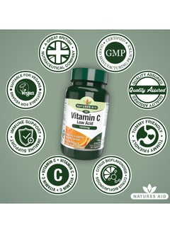 Natures Aid Vitamin C 1000mg Low Acid Tablets 30's  - Image 2