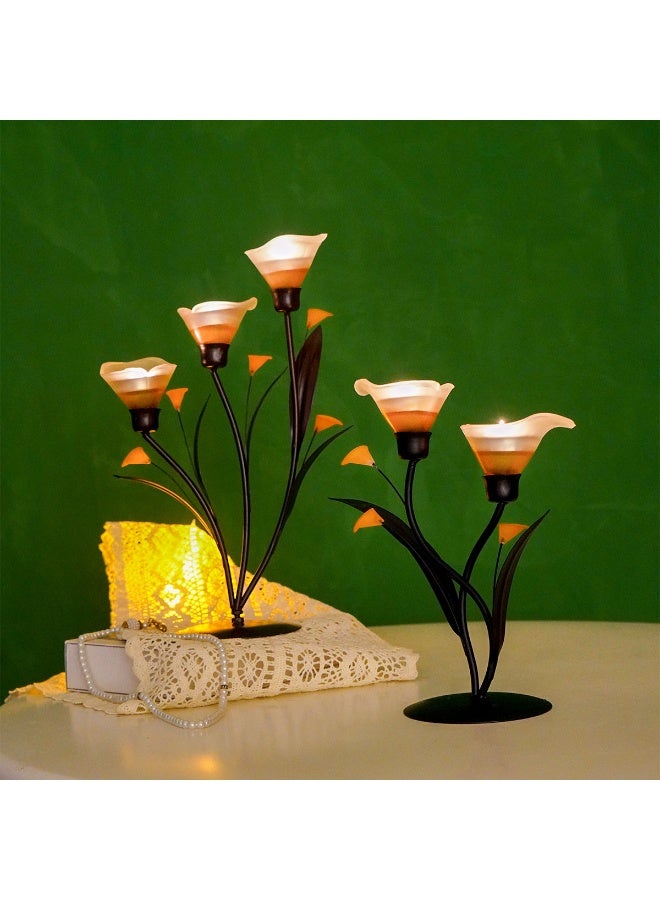 Metal Candle Holder Night Light - Image 1