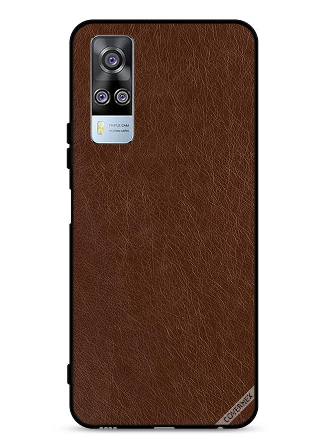 Covernex vivo Y53s 4G Protective Case Cover Leather Pattern - Image 1