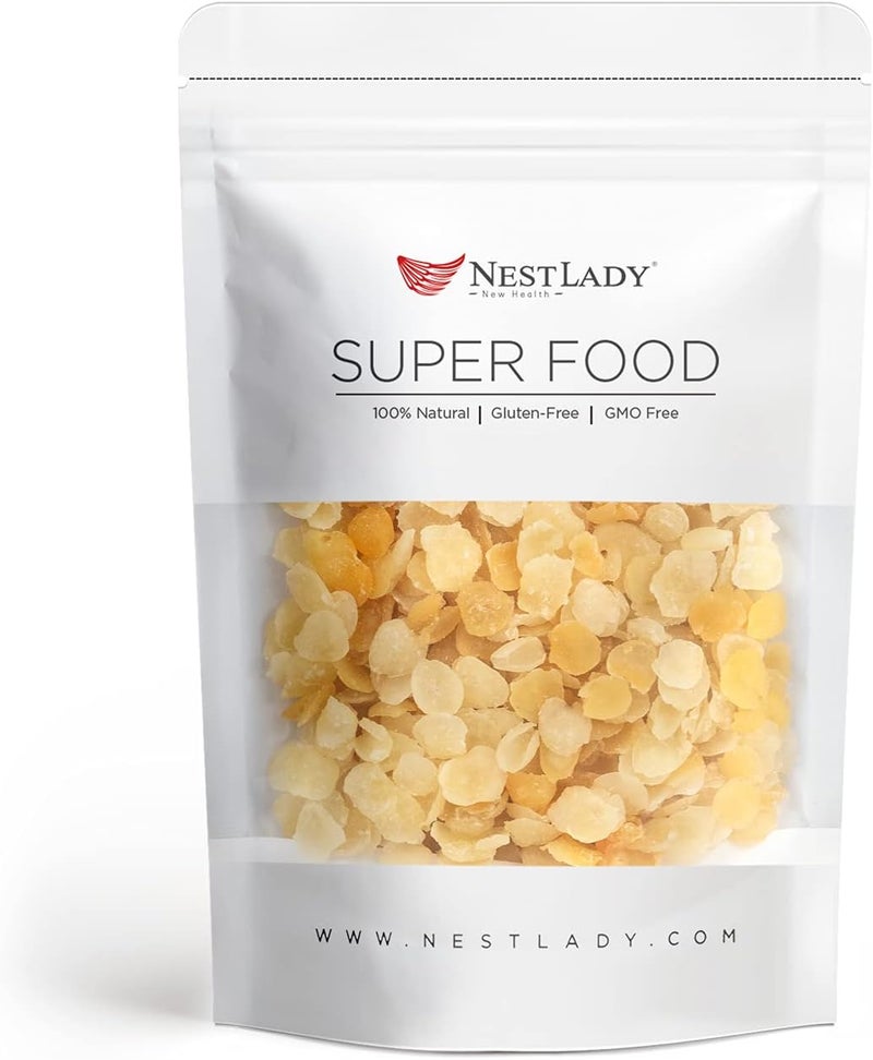 NESTLADY نستلايدي غليديتسيا سينينسيس (بذور لوتس الثلج) - كولاجين نباتي وألياف طبيعي 100%، قليل الدسم، 100غ - Image 1