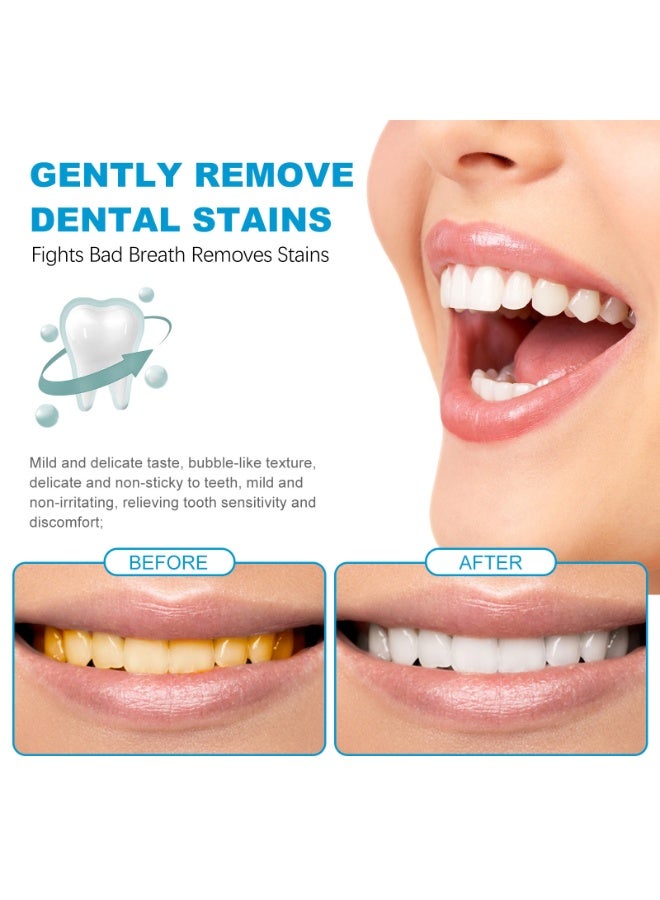 EELHOE 50ml Teeth Whitening Mousse Remove Tooth Stains Toothpaste Teeth Corrector Teeth Whitening Booster Foaming Toothpaste - Image 3