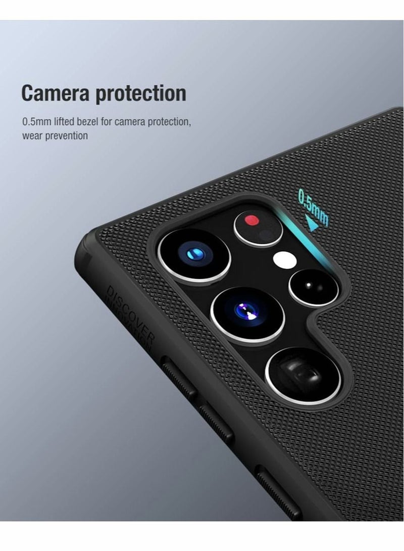 Captaintech Case for Samsung Galaxy S22 Ultra Case Cover Frosted Shield Hard Phone non-slip Cover - Image 2