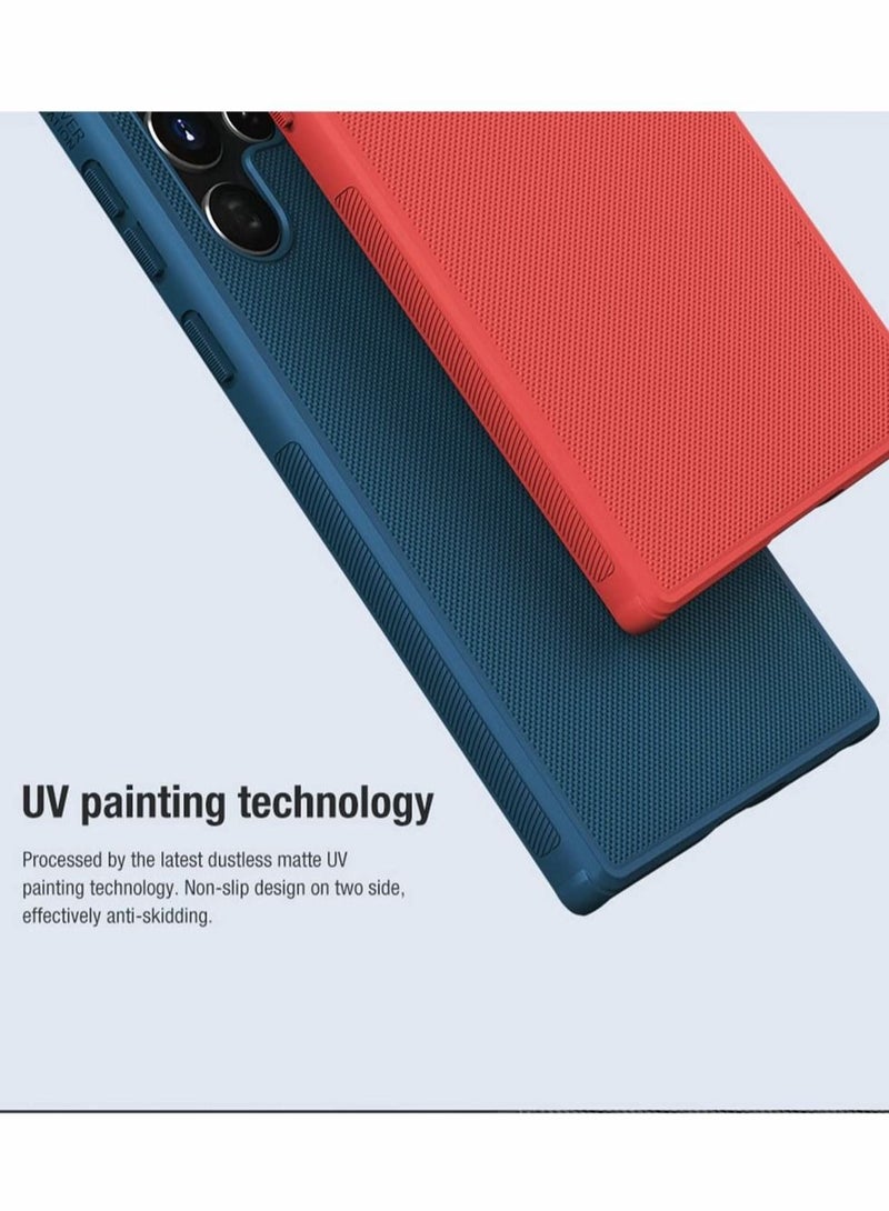 Captaintech Case for Samsung Galaxy S22 Ultra Case Cover Frosted Shield Hard Phone non-slip Cover - Image 5