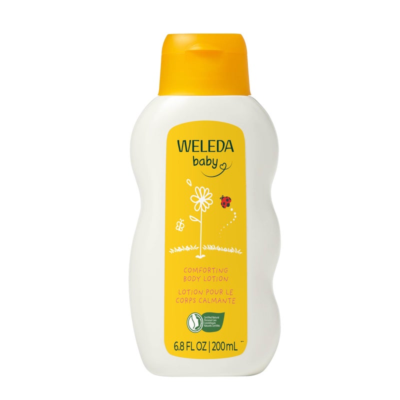 Weleda Baby Calendula Comforting Body Lotion, Plant Rich Moisturizer with Calendula, Chamomile, Sweet Almond and Sesame Oils, 6.8 Fl Oz - Image 1