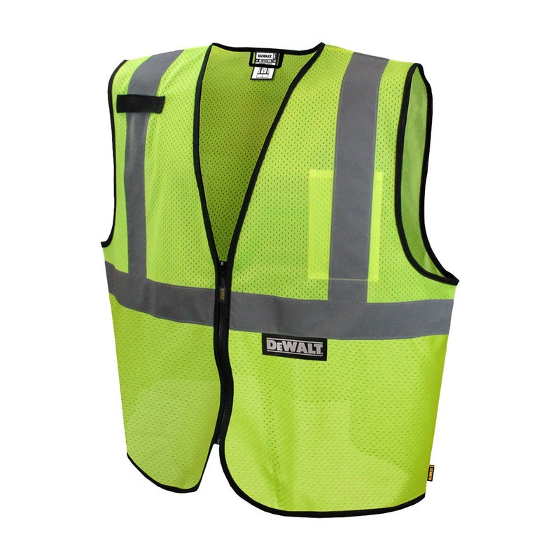 DEWALT DSV220 Class 2 Economy Mesh Vest - Green - Size M - Image 4