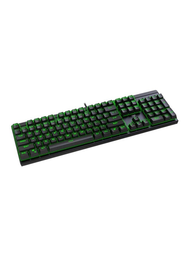T-DAGGER T-TGK303 Mechanical Gaming Keyboard with OUTEMU Switches Anti Ghosting Keys Single Color Backlight and Durable Double Shot Keycaps for PC Gaming Full Size Wired Gaming Keyboard with Interchangeable WASD Keys Game Mode Function and Precision Mechanical Performance for Competitive and Casual Gamers - Image 5