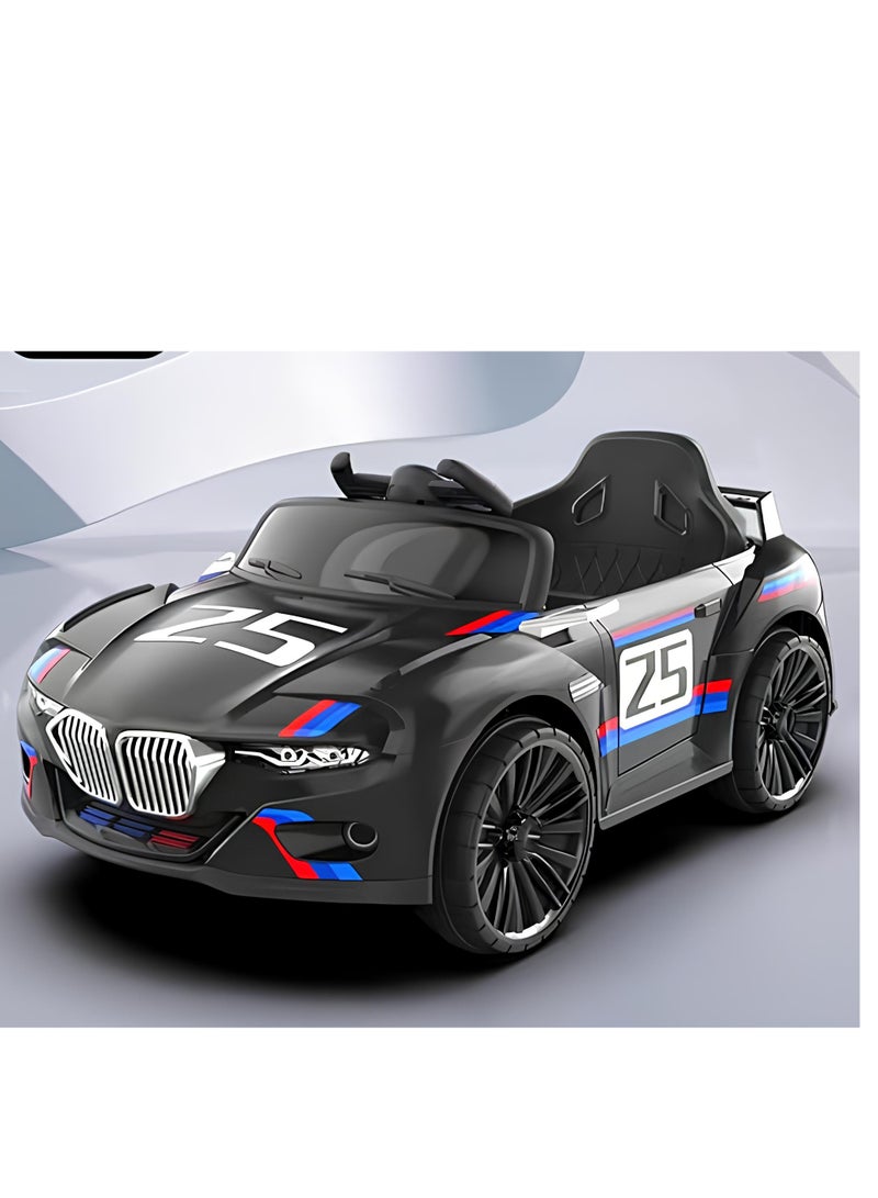 GOLD MANTIS Electric Car Toy - Ride-On Car With Remote Control - Battery Operated In Paint Black - Image 1