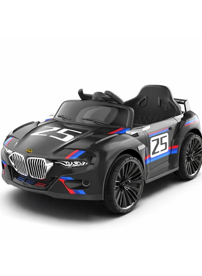 GOLD MANTIS Electric Car Toy - Ride-On Car With Remote Control - Battery Operated In Paint Black - Image 1