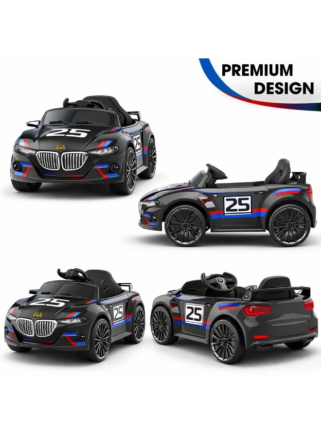 GOLD MANTIS Electric Car Toy - Ride-On Car With Remote Control - Battery Operated In Paint Black - Image 5