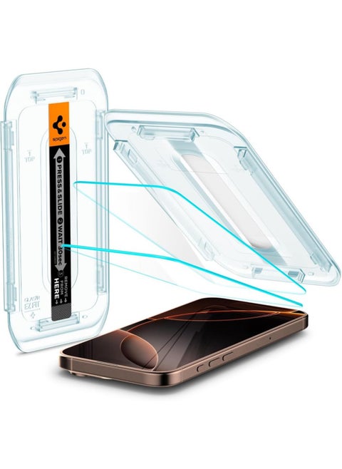 GLAStR EZ FIT Tempered Glass iPhone 16 Pro MAX Screen Protector - Case Friendly with Sensor Protection [2 PACK]