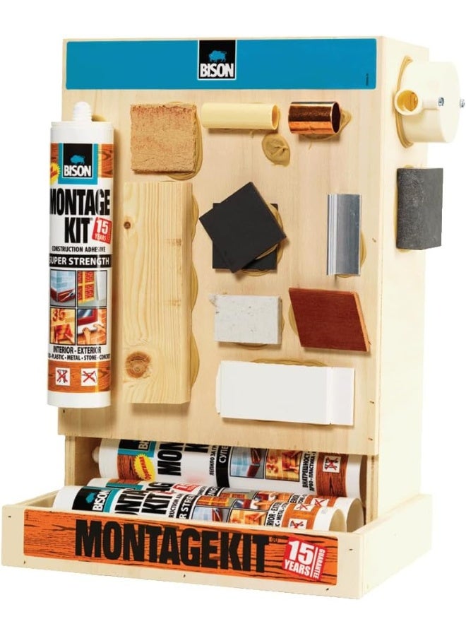 Bison Montage Kit Instant Grip 350g - Universal, extra strong and flexible, filling, assembly, mounting, repair and construction adhesive, For Heavy duty applications - Image 5