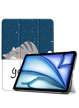 Case For IPad Air 13 Inch (2024) Released Tri Fold Slim Lightweight Hard Shell Smart Protective Cover with Multi-Angle Stand (Lazy Cat) - pzsku/Z0A9C800FFA207C9F7479Z/45/_/1716982030/fe5471a5-f2b4-447b-853a-d94a10a9ce21