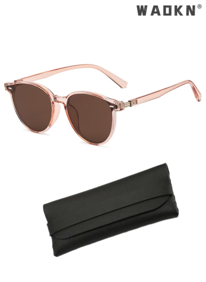 WAOKN Polarized Sunglasses for Women Men, Classic Driving Ladies Sun Glasses, Fashion Butterfly Shades for Womens Outdoor 100% UV400 Protection,Fashion Anti-Glare Sun Shades for Driving,Fishing,Traveling - Image 1