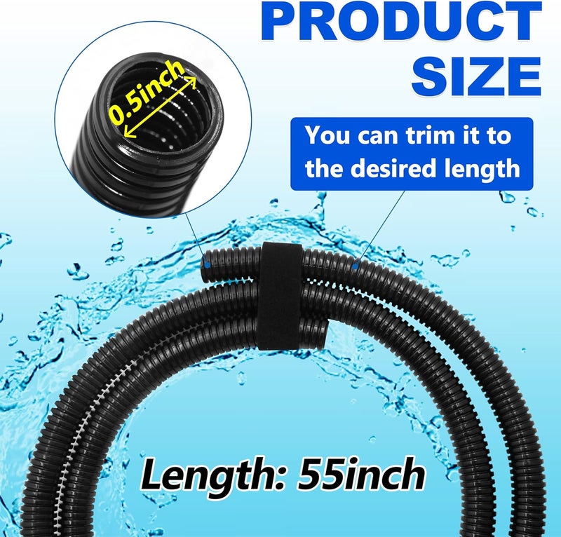 GREATUS 2932749159 Drain Hose 4-1/2' Length Compatible with All Dometic RV Refrigerators - Image 2