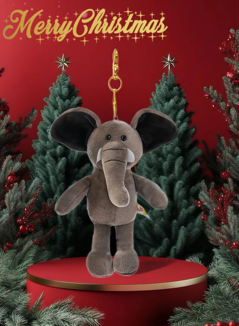 Portable Christmas Lion King, Elephant, Tiger Keychain & Bag charm - Adorable Christmas Ornament Gifts for Friends and Family, Cool Santa Plush Toys for Kids, Hanging on Handbag BackpackCar Key for Women (1pc) - Image 1