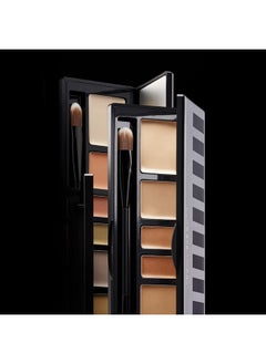 JUNG SAEM MOOL [JUNGSAEMMOOL OFFICIAL] Artist Concealer Palette (Blend) | Makeup Artist Brand | Color Corrector | Blemish Redness Dark Circles Cover Up | Brush Included  - Image 4