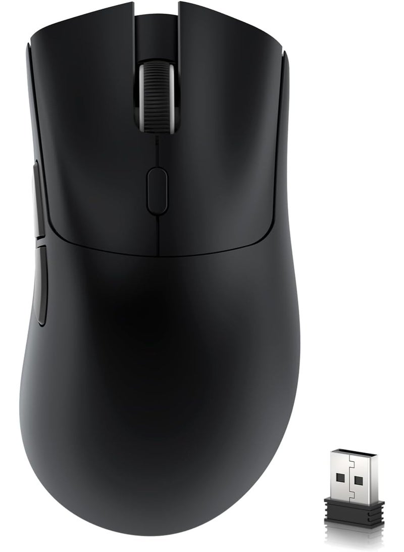 Attack Shark R1 Tri-Mode Wireless Gaming Mouse, 55g Lightweight Ergonomic Mouse, 18K DPI Optical Sensor, Bluetooth 5.2, 2.4G Wireless & USB Wired, 20 Million Click Lifespan, Esports Gaming Mouse for PC Gaming - Image 1
