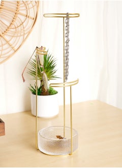 Tesora Jwl Stand Glass Brass