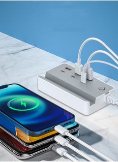 غريفين موزع USB 3.0، منافذ شحن USB 20 وات، موزع بيانات، تمديد، مناسب لأجهزة الكمبيوتر المحمولة وأجهزة الكمبيوتر الشخصية وأجهزة الكمبيوتر وأجهزة USB، متوافق للغاية، سرعة نقل بيانات 5 جيجابت في الثانية  - Image 2