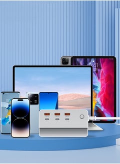 غريفين موزع USB 3.0، منافذ شحن USB 20 وات، موزع بيانات، تمديد، مناسب لأجهزة الكمبيوتر المحمولة وأجهزة الكمبيوتر الشخصية وأجهزة الكمبيوتر وأجهزة USB، متوافق للغاية، سرعة نقل بيانات 5 جيجابت في الثانية  - Image 3