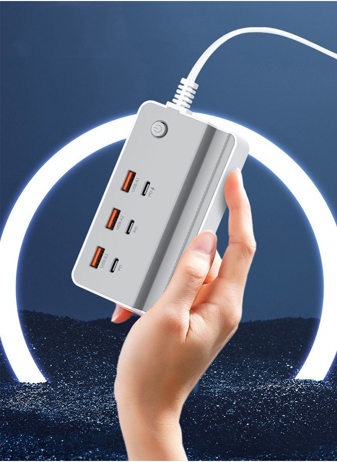 غريفين - موزع USB 3.0، منافذ شحن USB 20 وات، موزع بيانات، تمديد، مناسب لأجهزة الكمبيوتر المحمولة وأجهزة الكمبيوتر الشخصية وأجهزة الكمبيوتر وأجهزة USB، متوافق للغاية، سرعة نقل بيانات 5 جيجابت في الثانية - Image 1